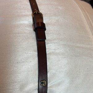 Vintage Etienne Aigner  skinny leather belt